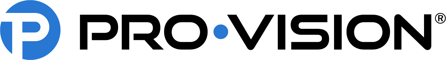Logo with a black 'O', blue dot, and black 'V' on a white background.